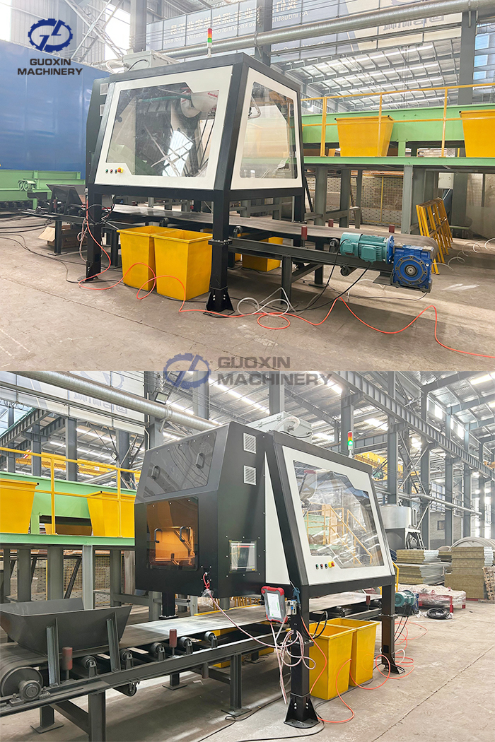 garbage sorting robot working site