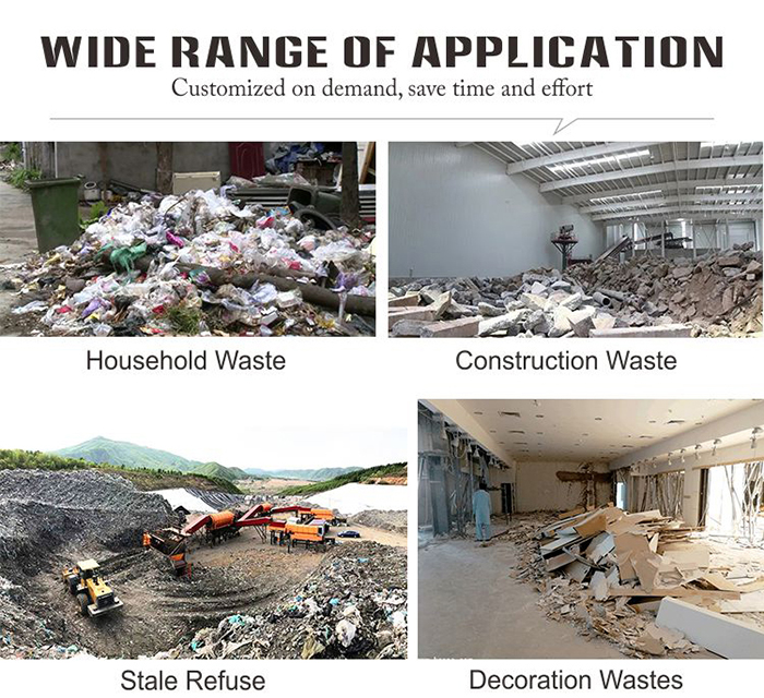 application of Construction Waste Trommel Screen