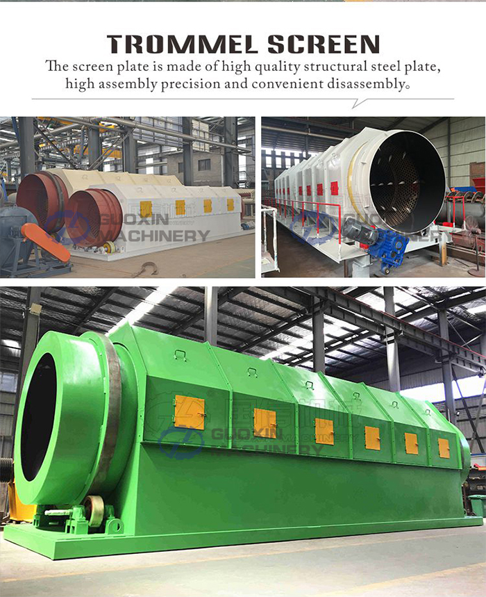 details of Construction Waste Trommel Screen