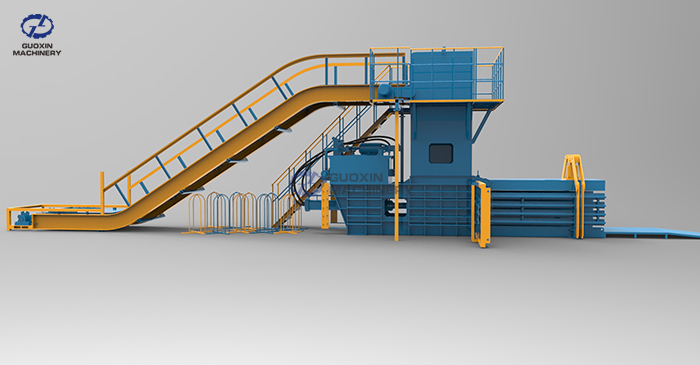 details of industrial garbage baler