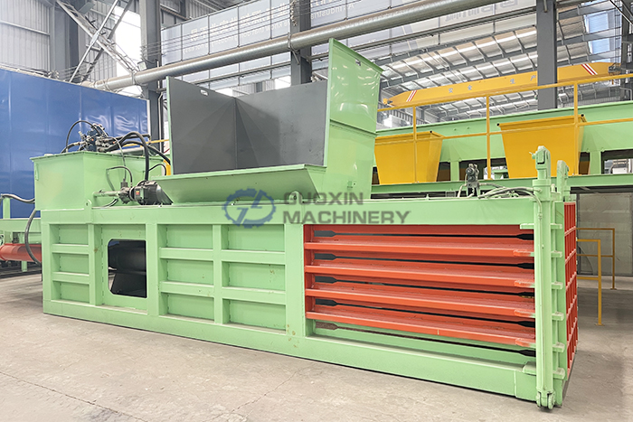 working site of Household Garbage Baler