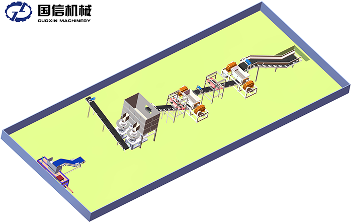 drawing of garbage RDF briquetting machine